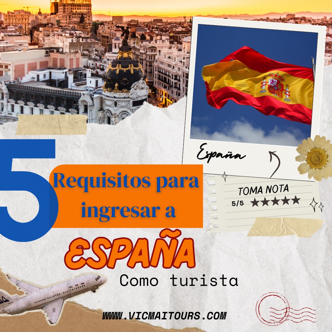 Estos son los requisitos para viajar como turista a España.